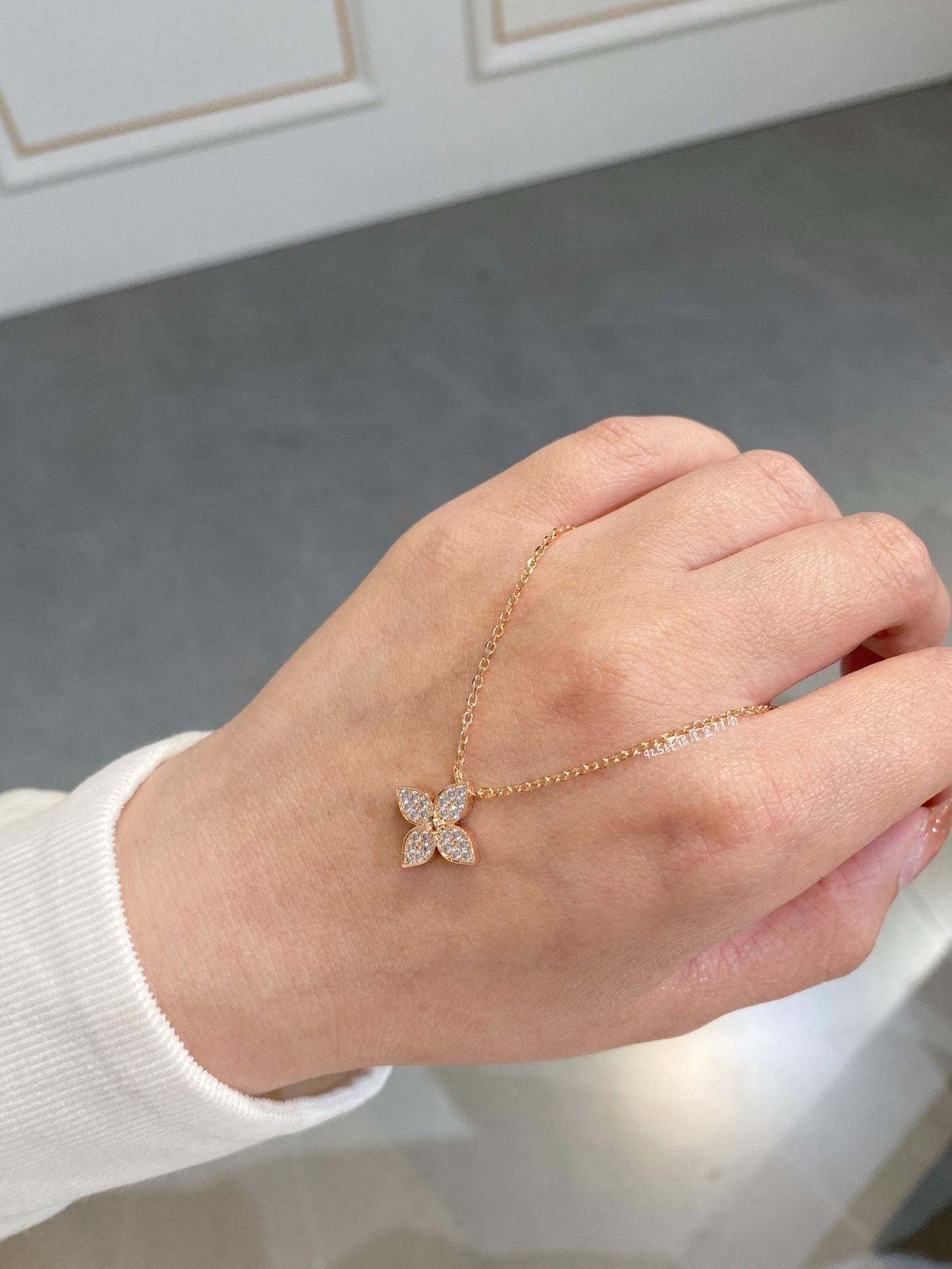 [Luxery]STAR DIAMOND NECKALCE