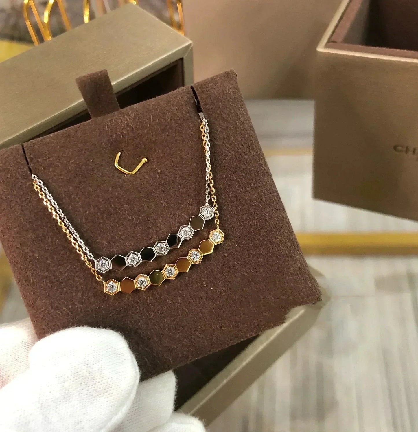 [Luxery]BEE LOVE NECKLACE DIAMOND