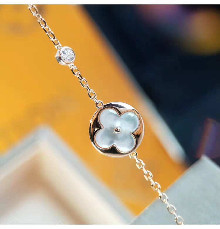 [Luxery]SUN MOP GOLD 1 DIAMOND NECKLACE