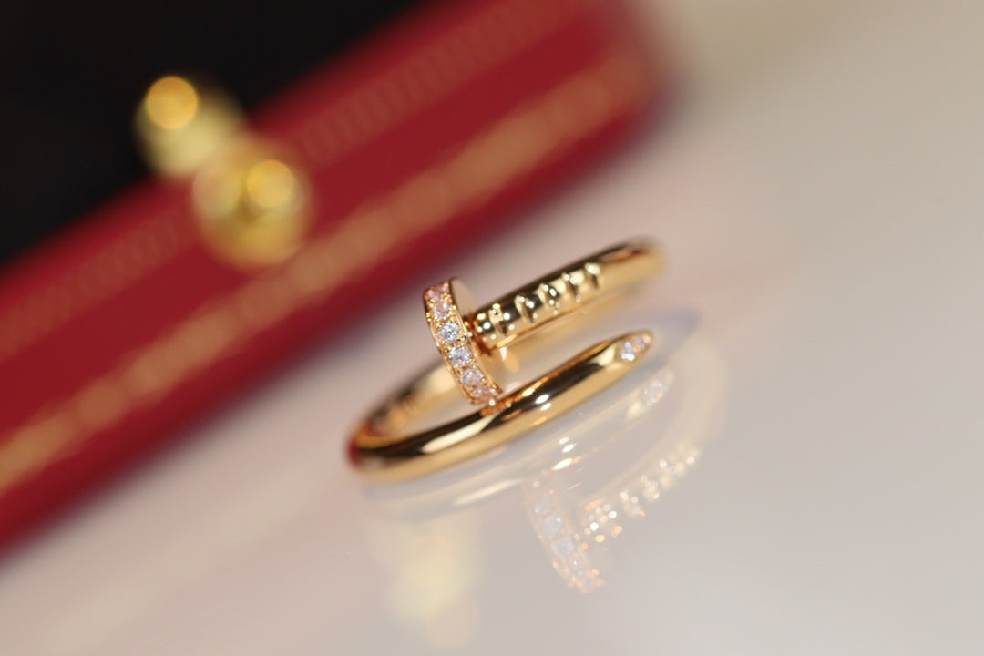 [Luxery]JUSTE RING 2.65MM GOLD DIAMOND