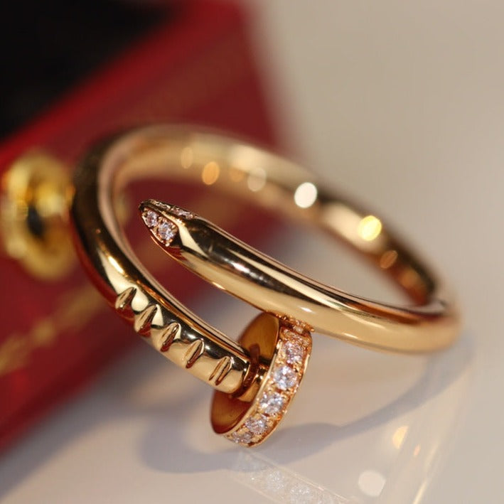 [Luxery]JUSTE RING 2.65MM GOLD DIAMOND