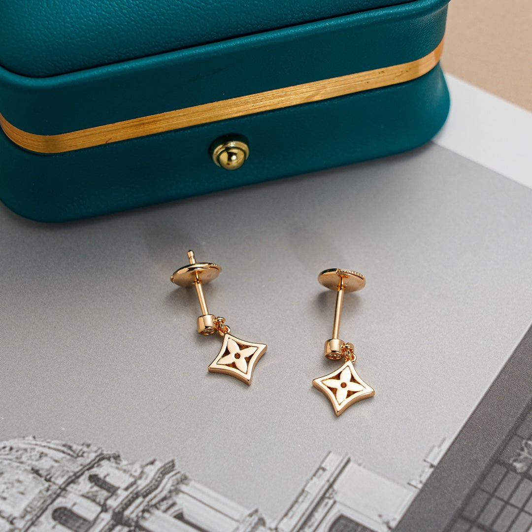 [Luxery]STAR EARRINGS GOLD