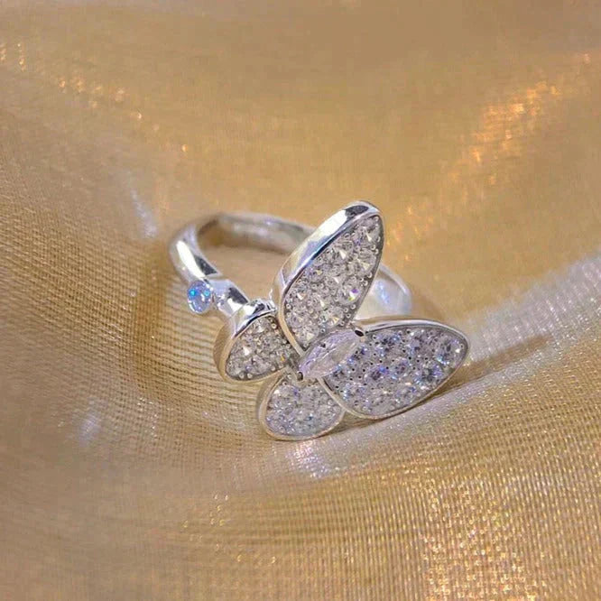 [Luxery]BUTTERFLY DIAMOND RING