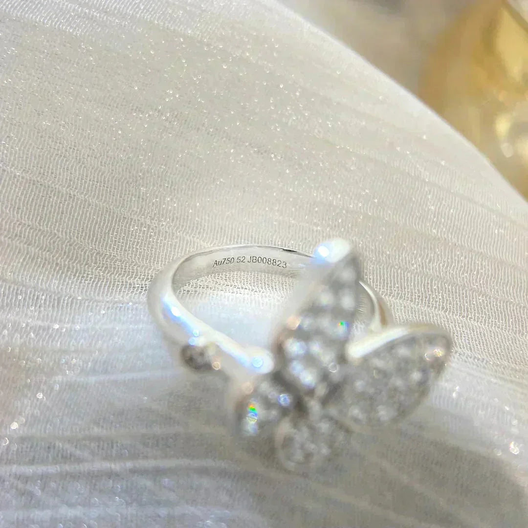 [Luxery]BUTTERFLY DIAMOND RING