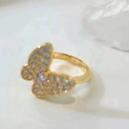 [Luxery]BUTTERFLY DIAMOND RING