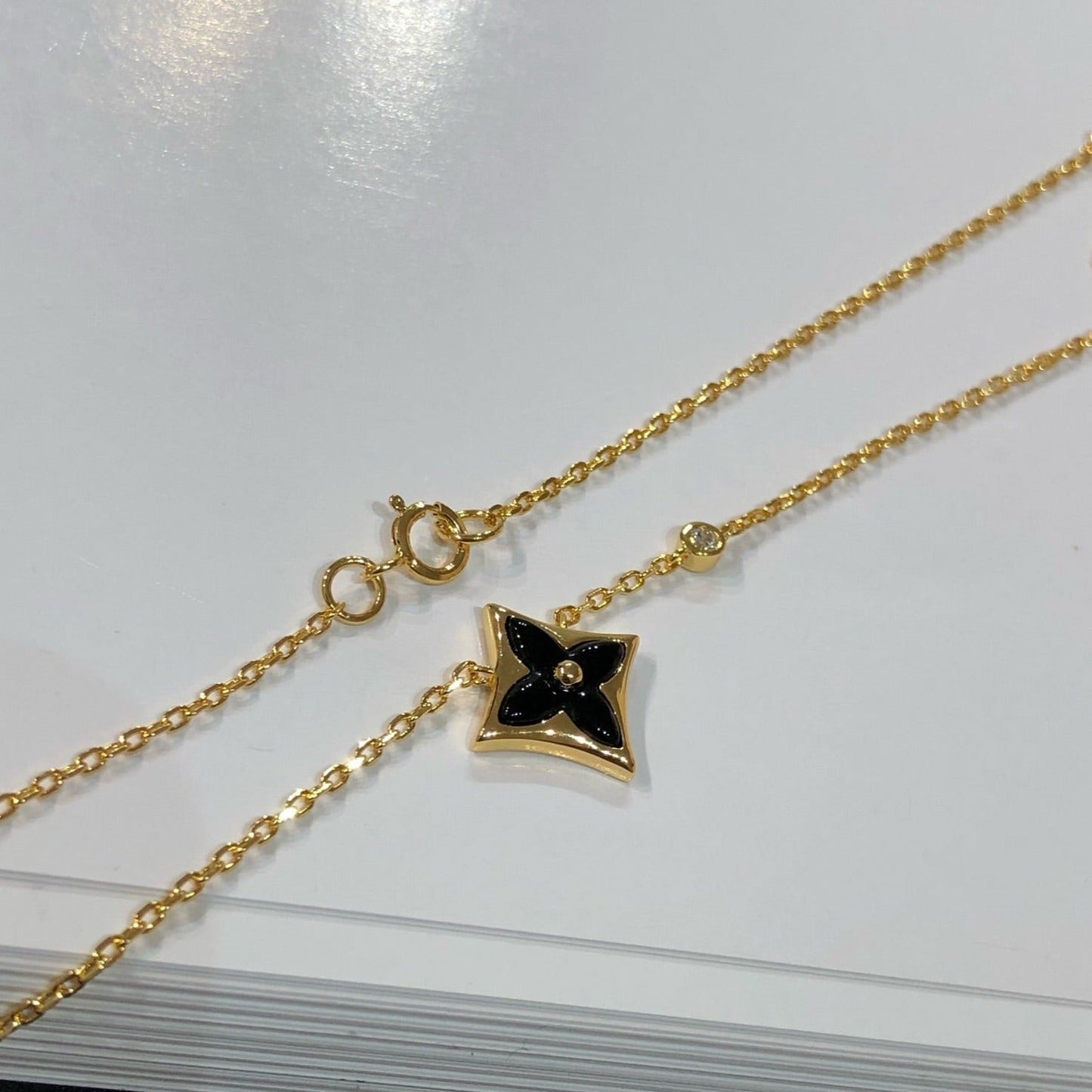 [Luxery]STAR BLACK MOP NECKLACE