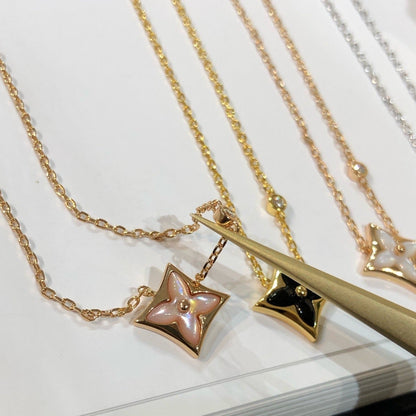 [Luxery]STAR BLACK MOP NECKLACE