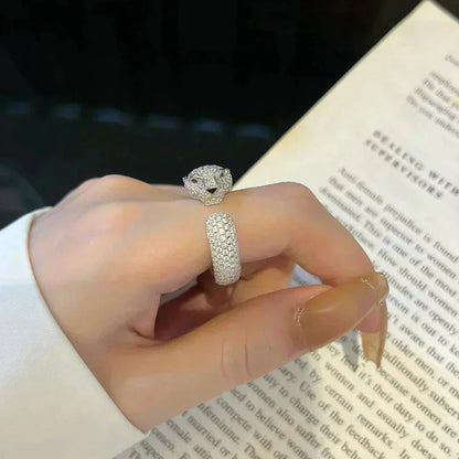 [Luxery]PANTHERE 5.5MM ALL DIAMOND RING