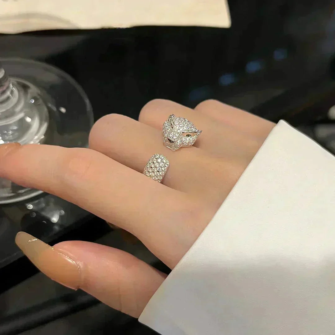[Luxery]PANTHERE 5.5MM ALL DIAMOND RING