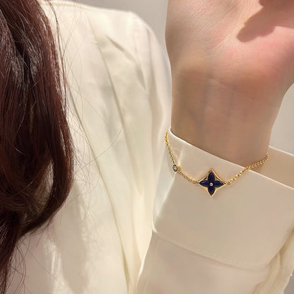 [Luxery]COLOR STAR PINK GOLD DIAMOND BRACELET
