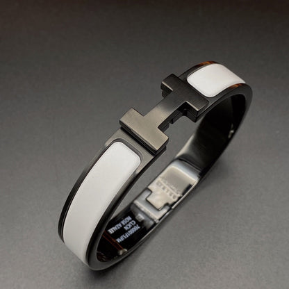 [Luxery]H BRACELET 12MM BLACK WHITE CERAMIC