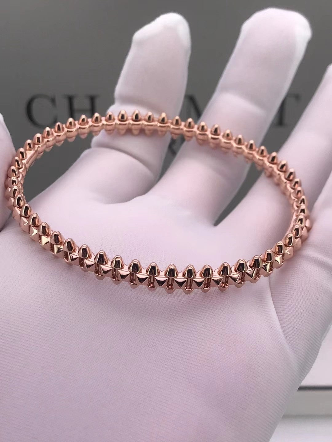 [Luxery]CLASH PINK GOLD BRACELET