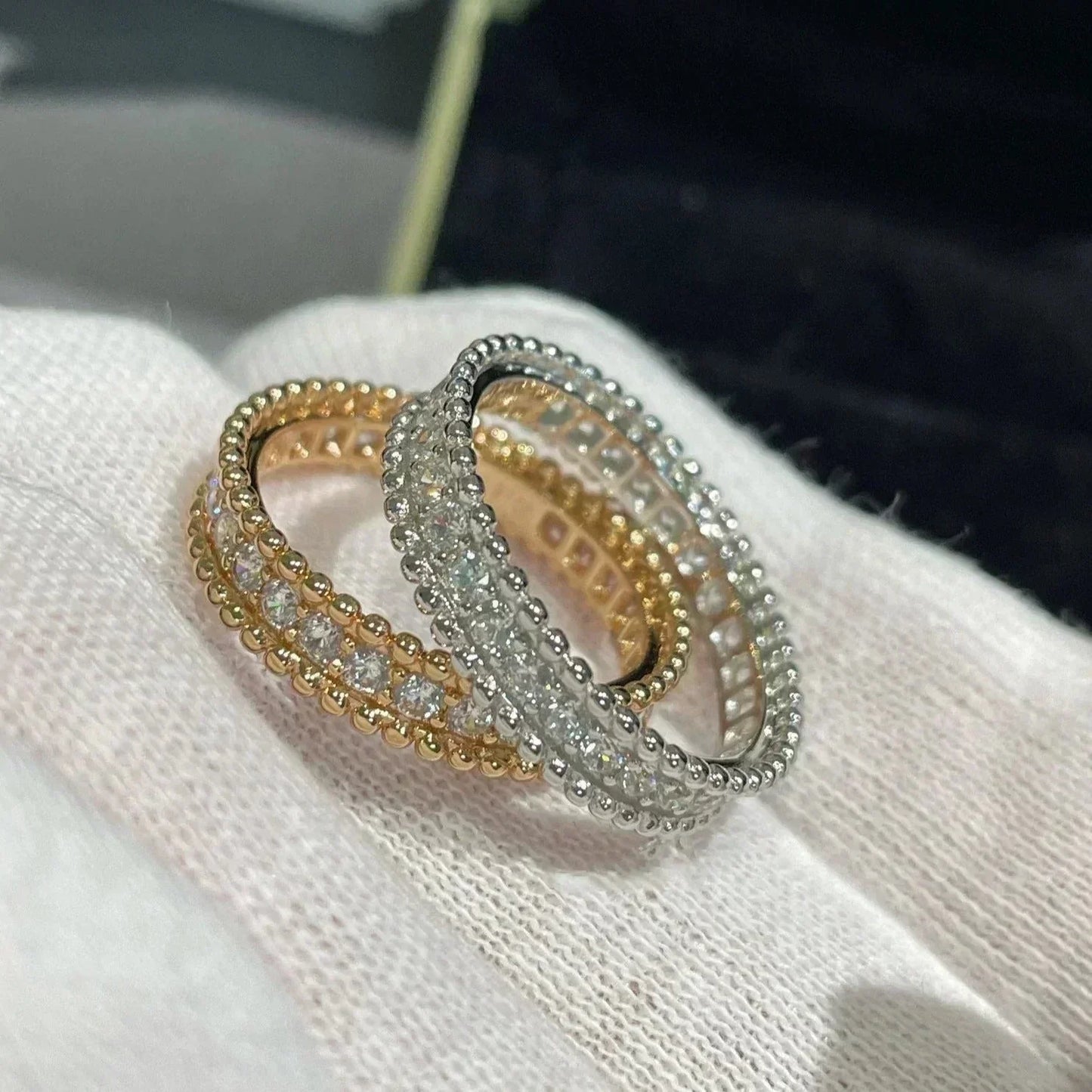 [Luxery]PERLEE DIAMOND ROSE GOLD RING