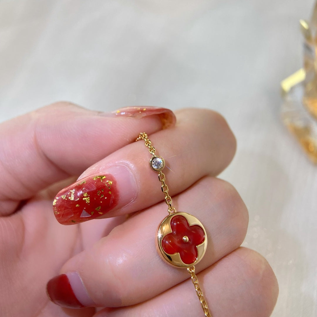 [Luxery]SUN PEDANT CARNELIAN BRACELET