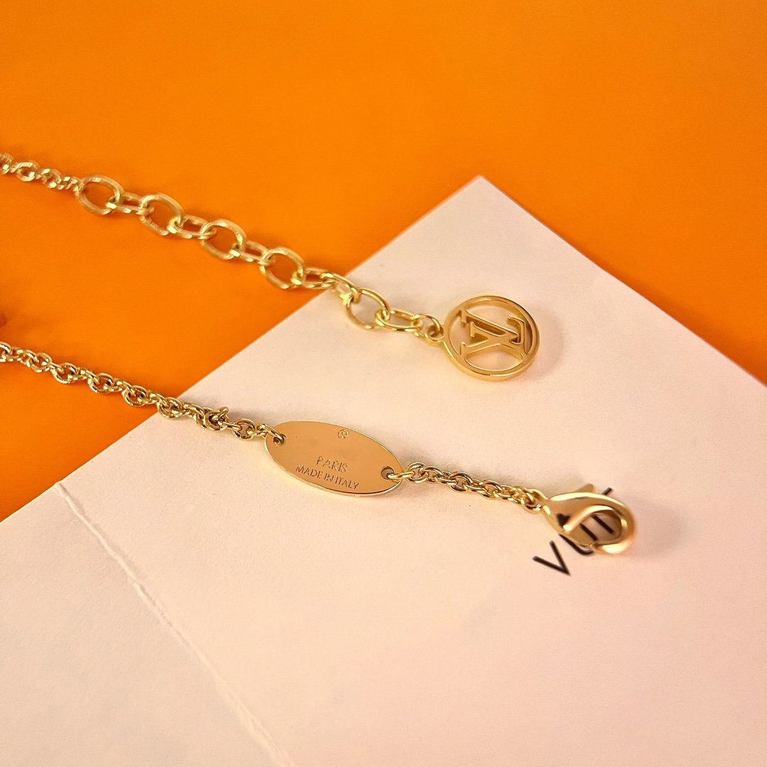 [Luxery]LOGO STAR MOTIF GOLD BRACELET