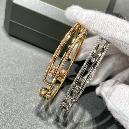 [Luxery]MOVE 10TH PAVED DIAMOND BRACELET
