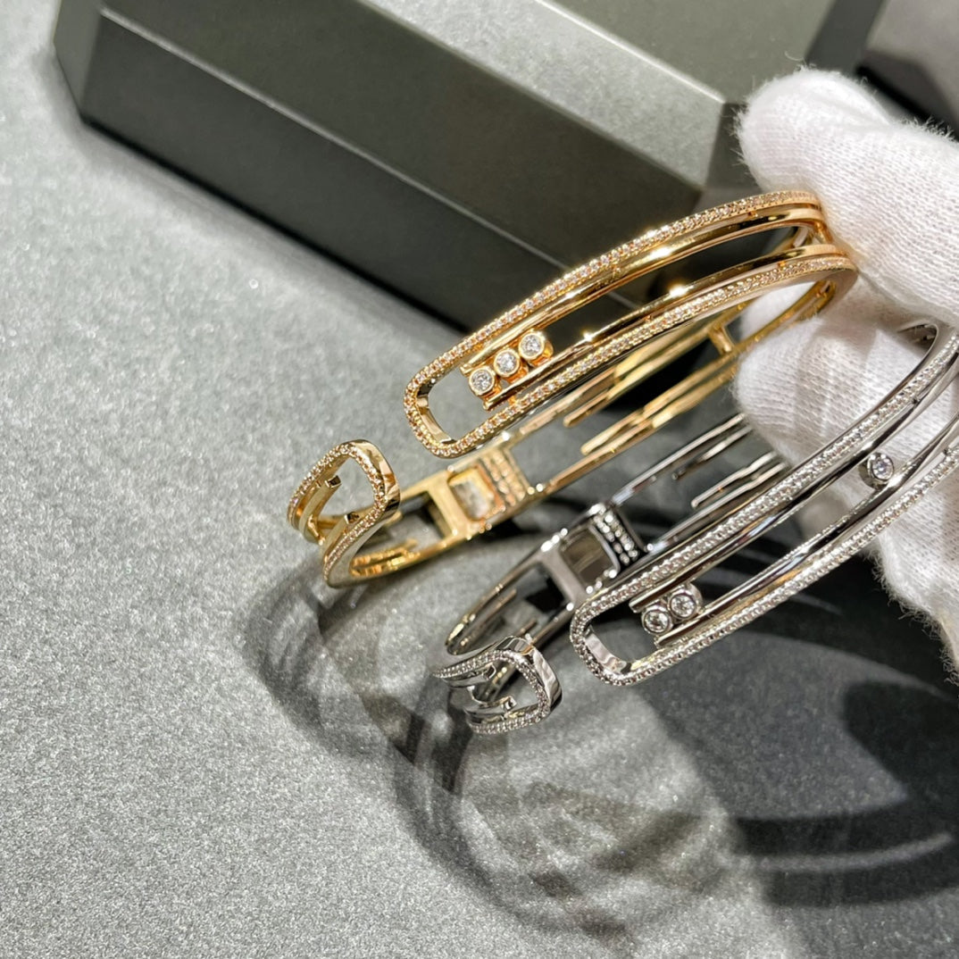 [Luxery]MOVE 10TH PAVED DIAMOND BRACELET