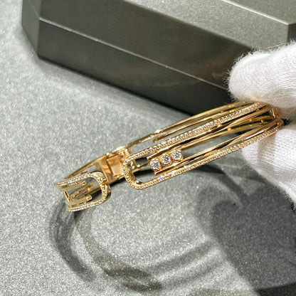 [Luxery]MOVE 10TH PAVED DIAMOND BRACELET