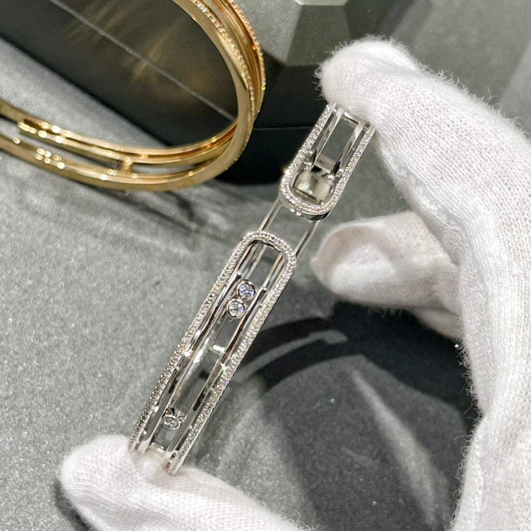 [Luxery]MOVE 10TH PAVED DIAMOND BRACELET