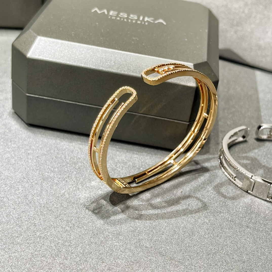 [Luxery]MOVE 10TH PAVED DIAMOND BRACELET