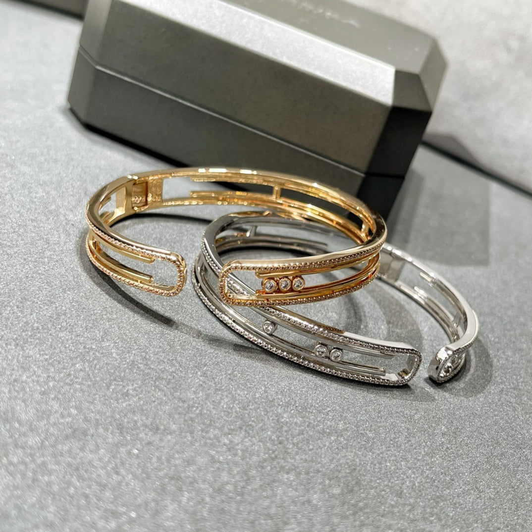 [Luxery]MOVE 10TH PAVED DIAMOND BRACELET