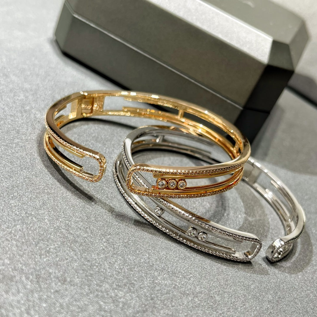 [Luxery]MOVE 10TH PAVED DIAMOND BRACELET