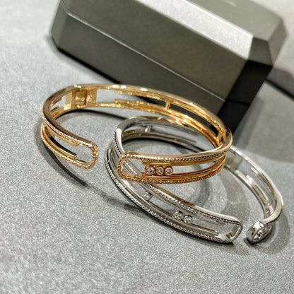 [Luxery]MOVE 10TH PAVED DIAMOND BRACELET