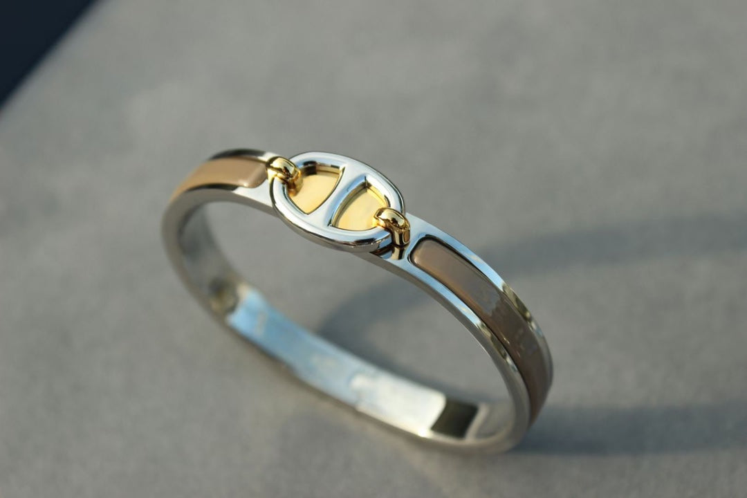 [Luxery]CLIC CHAINE SILVER BRACELET