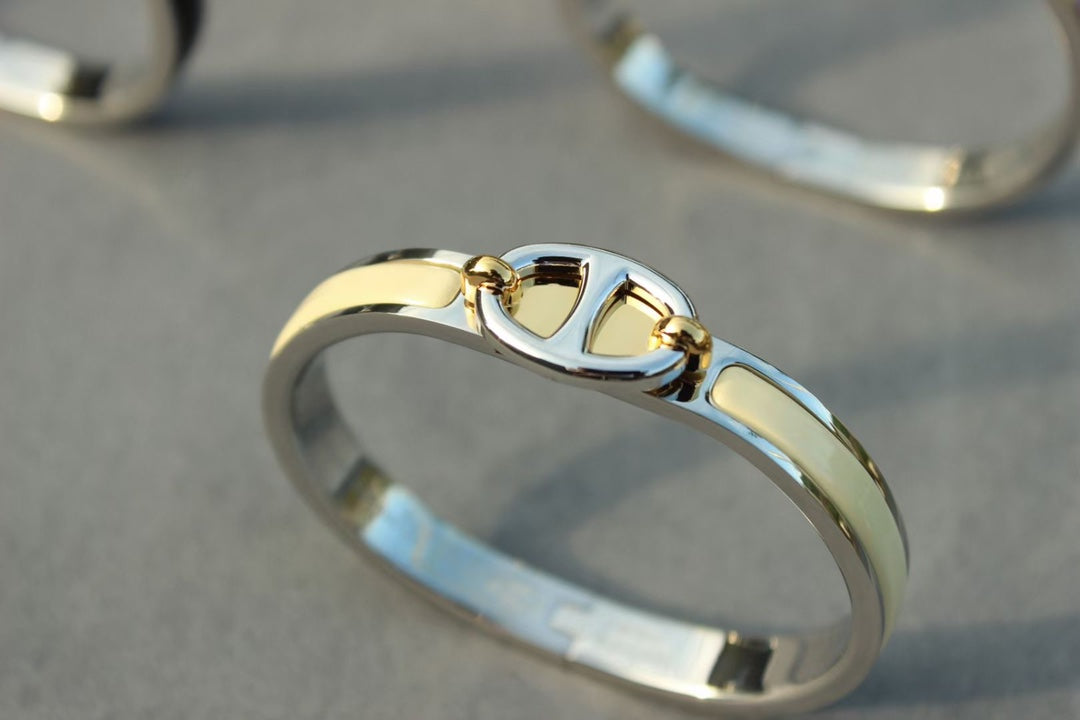 [Luxery]CLIC CHAINE SILVER BRACELET