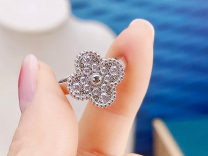 [Luxery]CLOVER DIAMOND RING