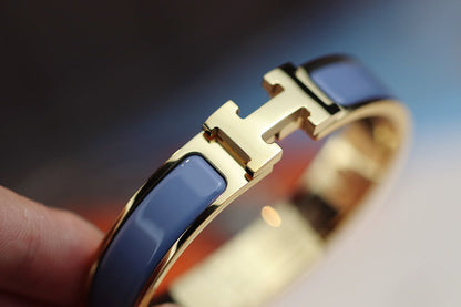 [Luxery]H BRACELET 12MM BLUE GRAY