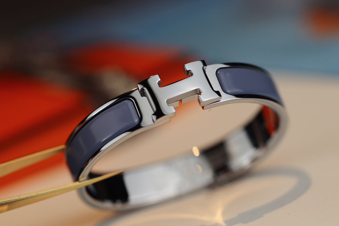 [Luxery]H BRACELET 12MM BLUE GRAY