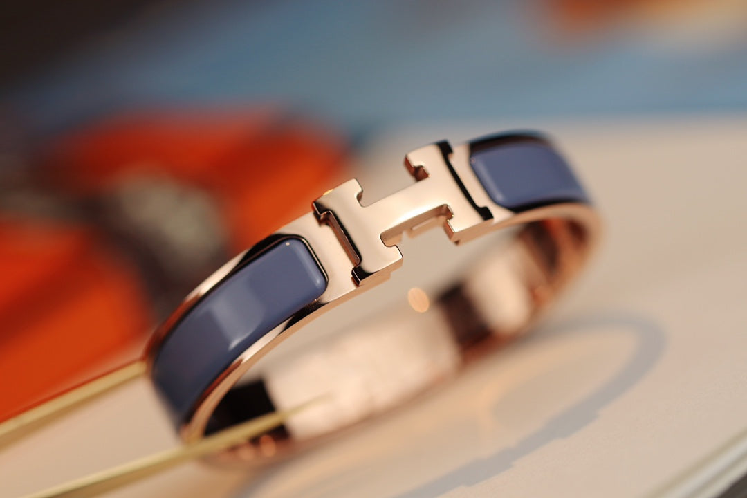 [Luxery]H BRACELET 12MM BLUE GRAY