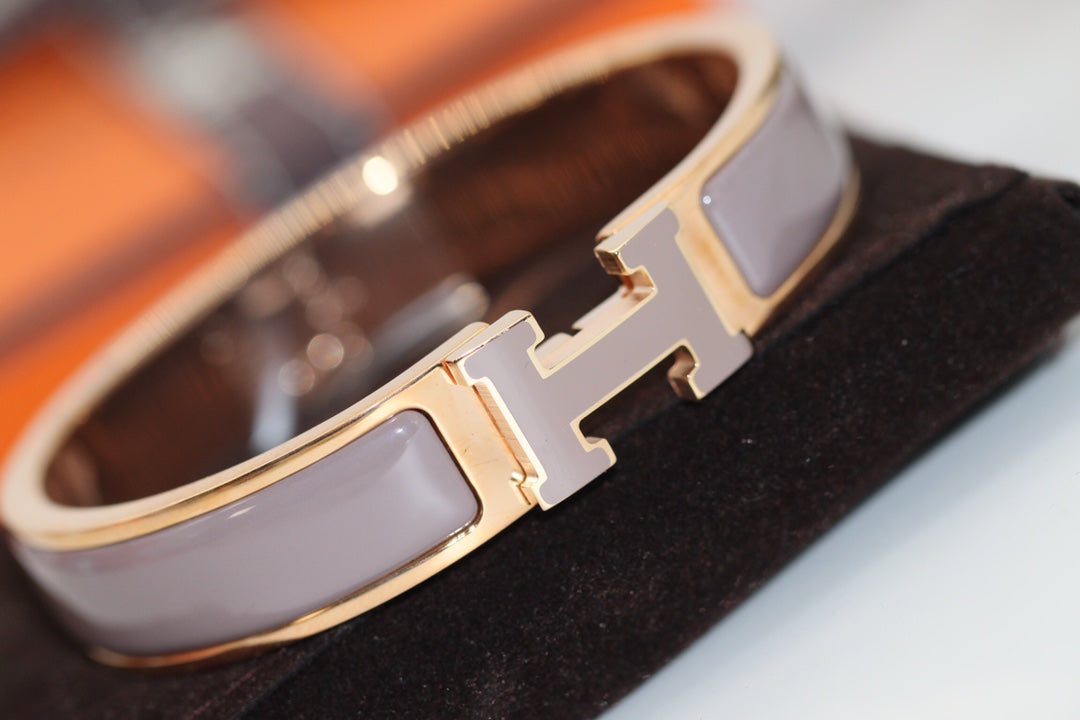 [Luxery]H BRACELET 12MM BROWN