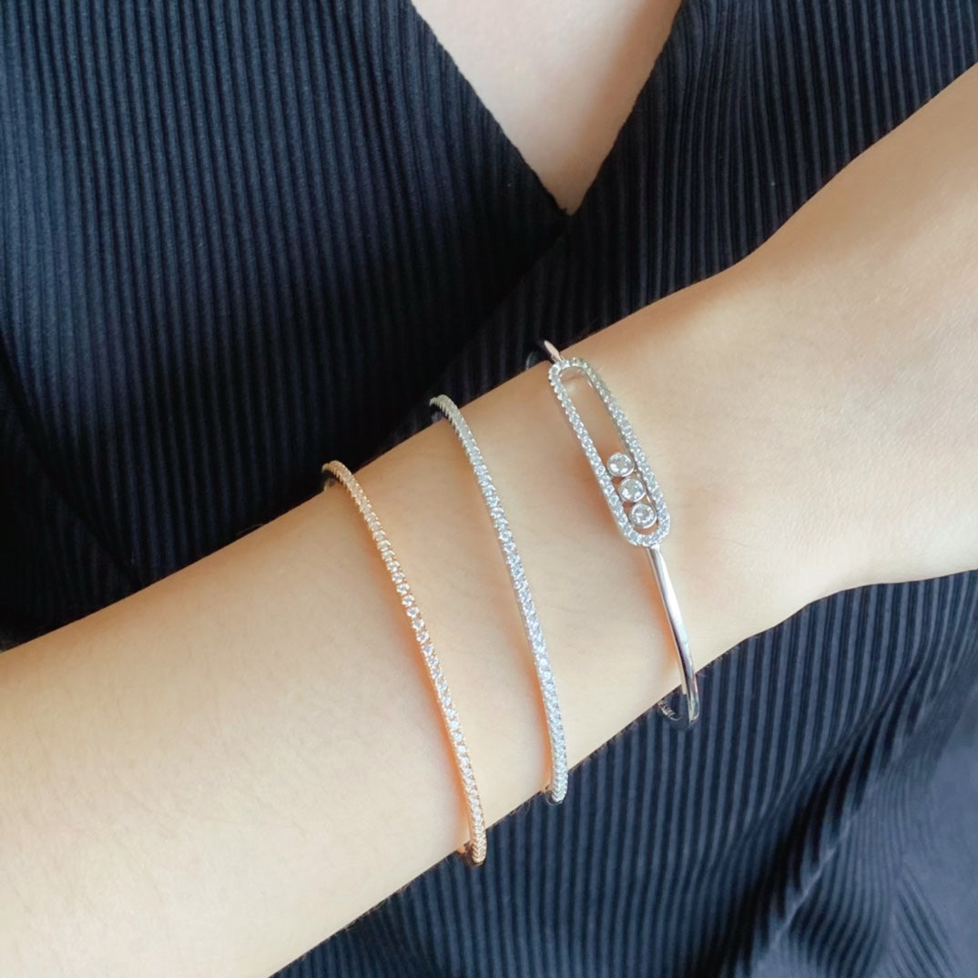 [Luxery]MINI DIAMOND TENNIS BRACELET