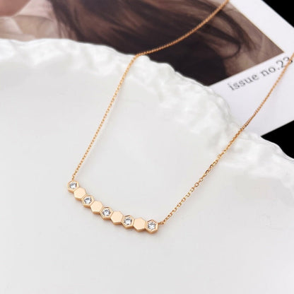 [Luxery]BEE MY LOVE DIAMOND NECKLACE