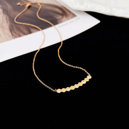 [Luxery]BEE MY LOVE DIAMOND NECKLACE
