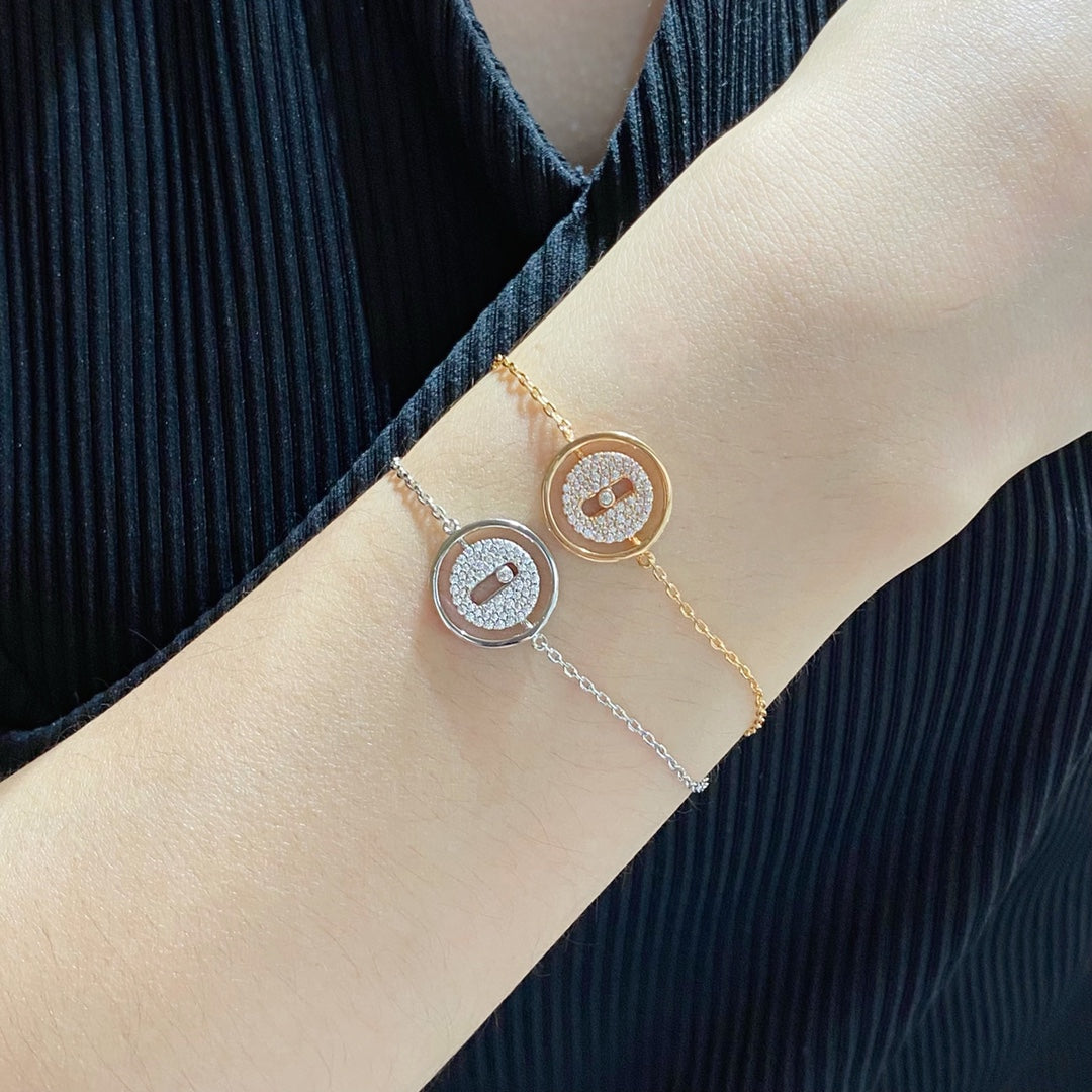[Luxery]Demo MOVE DIAMOND PAVED BRACELET