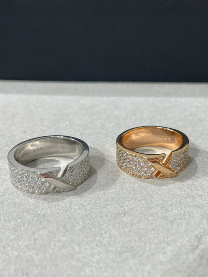 [Luxery]LIENS EVIDENCE  DIAMOND PAVED RING