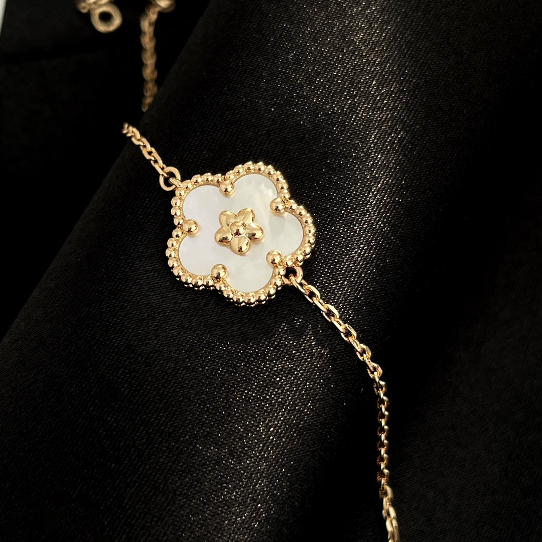 [Luxery]LUCKY SPRING ROSE GOLD MOP BRACELET