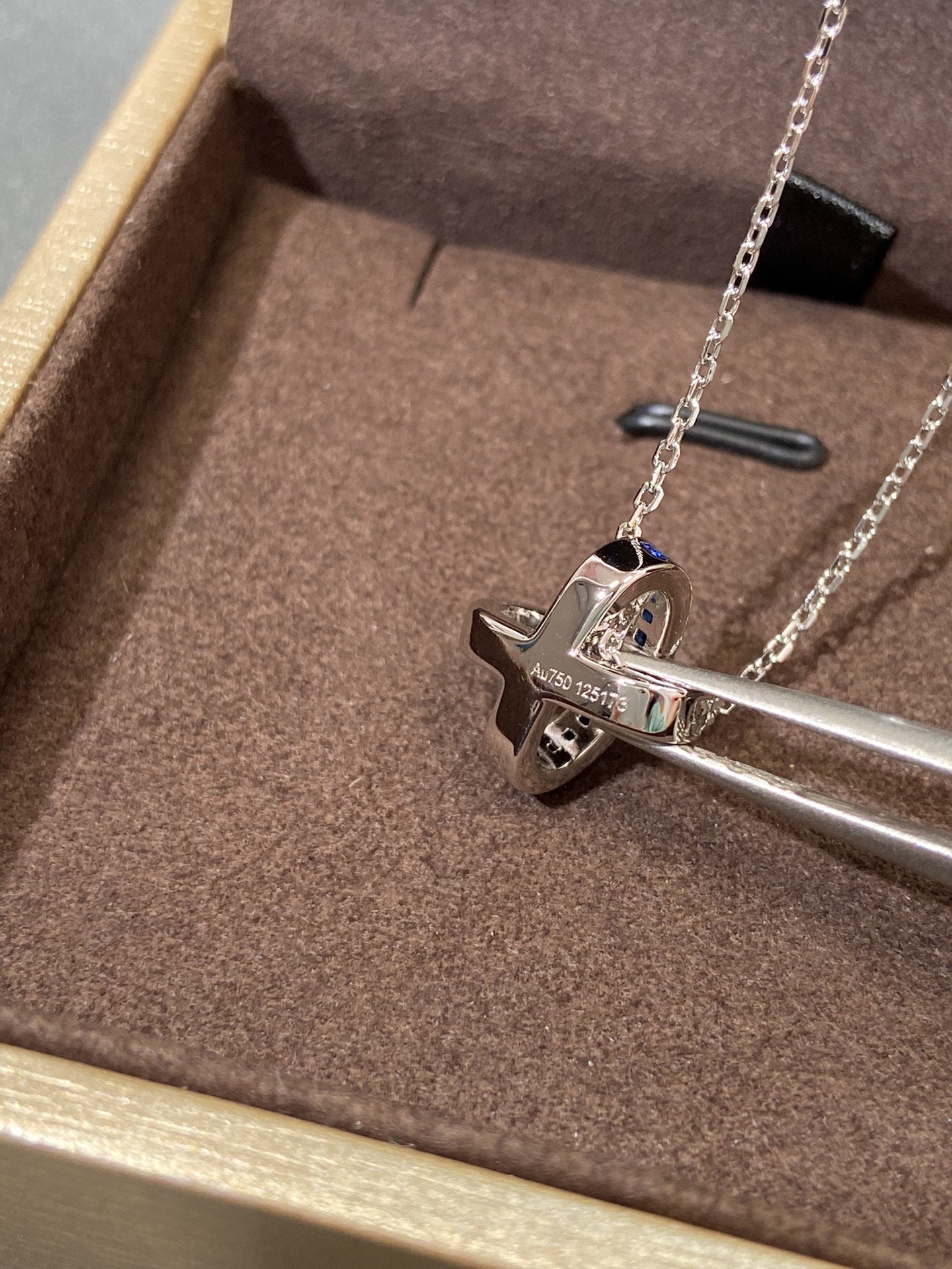 [Luxery]LIENS DIAMOND SILVER NECKLACE