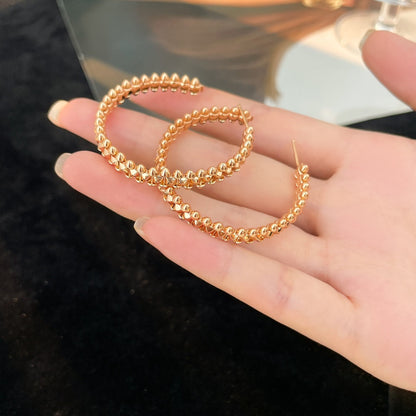[Luxery]CLASH HOOP EARRINGS