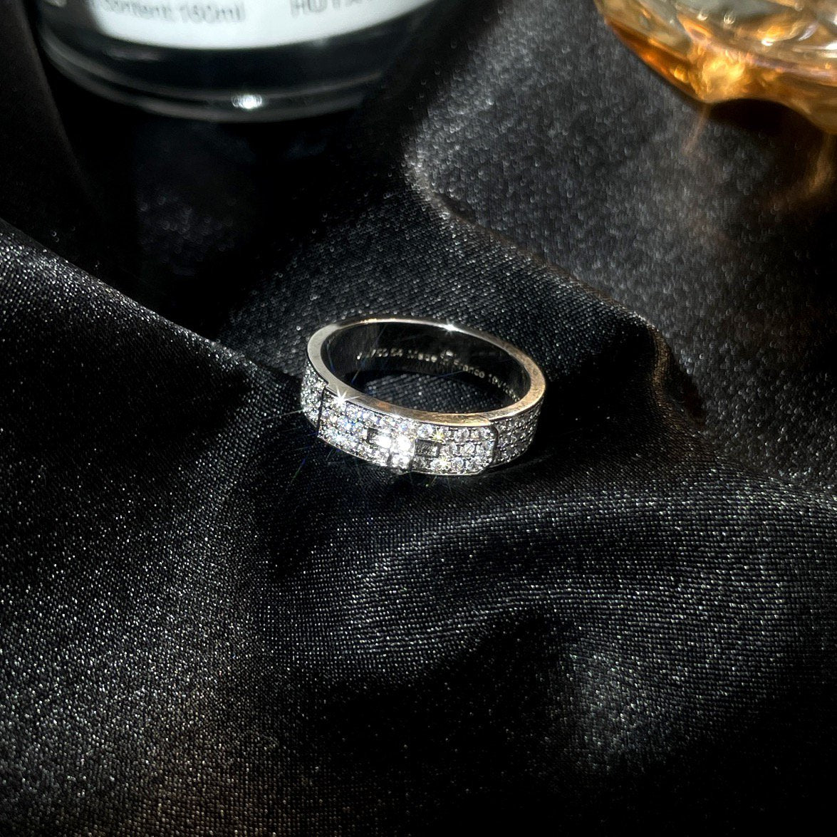 [Luxery]KELLY SILVER DIAMOND RING