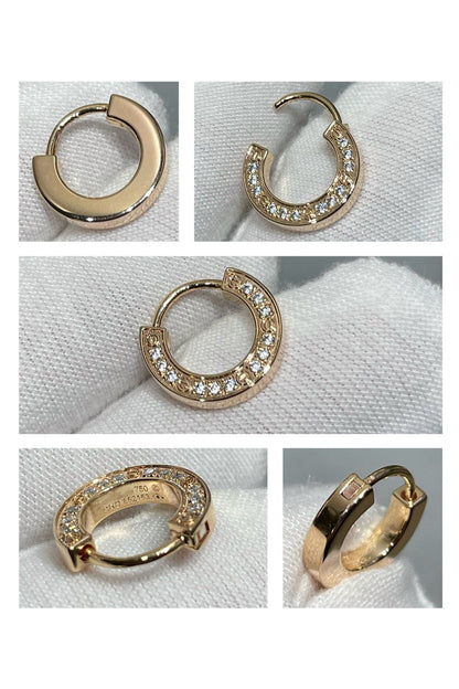 [Luxery]LOVE DIAMOND EARRINGS
