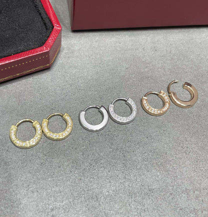 [Luxery]LOVE DIAMOND EARRINGS