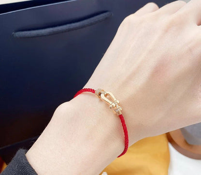 [Luxery]FORCE 10 HALF DIAMOND PINK GOLD RED CORDERI LARGE AND MEDIUM MODEL