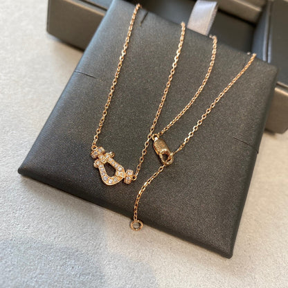 [Luxery]FORCE 10 DIAMOND PINK GOLD NECKLACE MINI MODEL