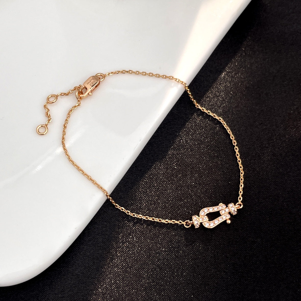 [Luxery]FORCE 10 FULL DIAMOND BUCKLE CHAIN LINK MINI MODEL