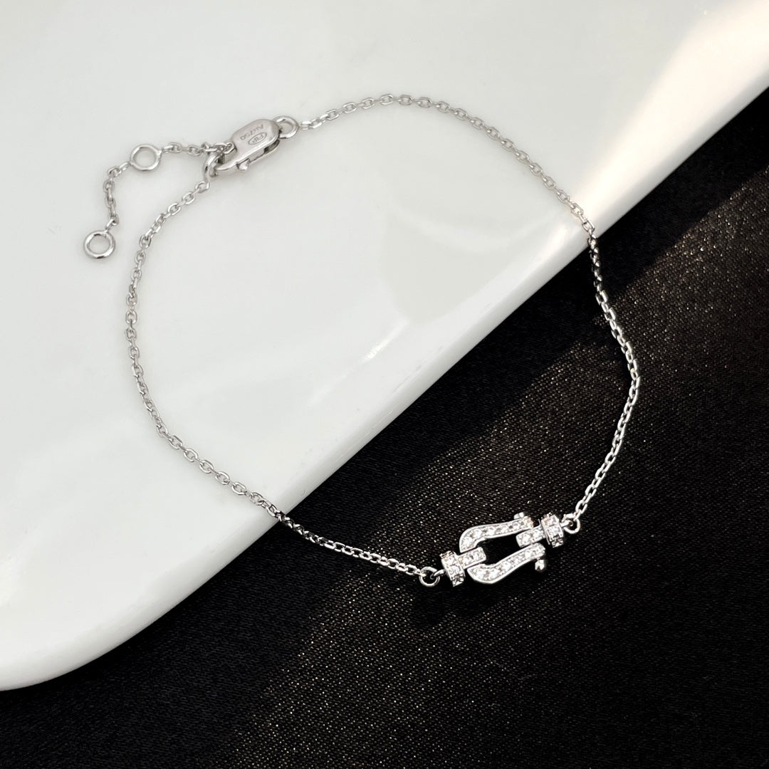 [Luxery]FORCE 10 FULL DIAMOND BUCKLE CHAIN LINK MINI MODEL