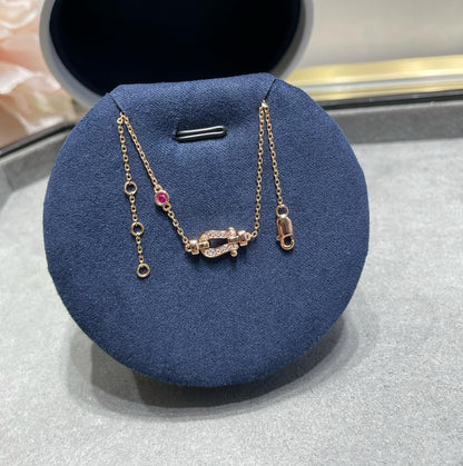 [Luxery]FORCE 10 DIAMOND CHAIN LINK PINK GOLD BRACELET